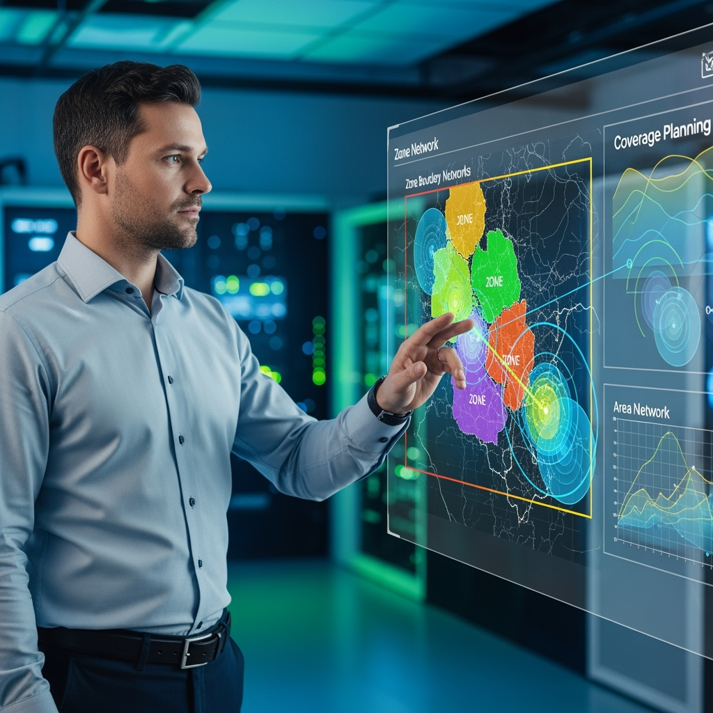 Mastering Zone Boundary Networks for Reliable Coverage Planning in Urban Areas